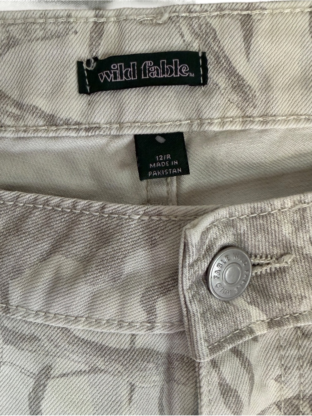 wild fable neutral Camouflage jeans - Picture 3 of 5